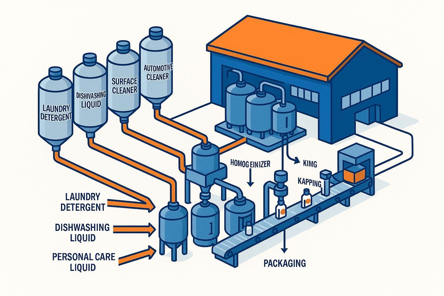 Detergent Production Line industrial reference