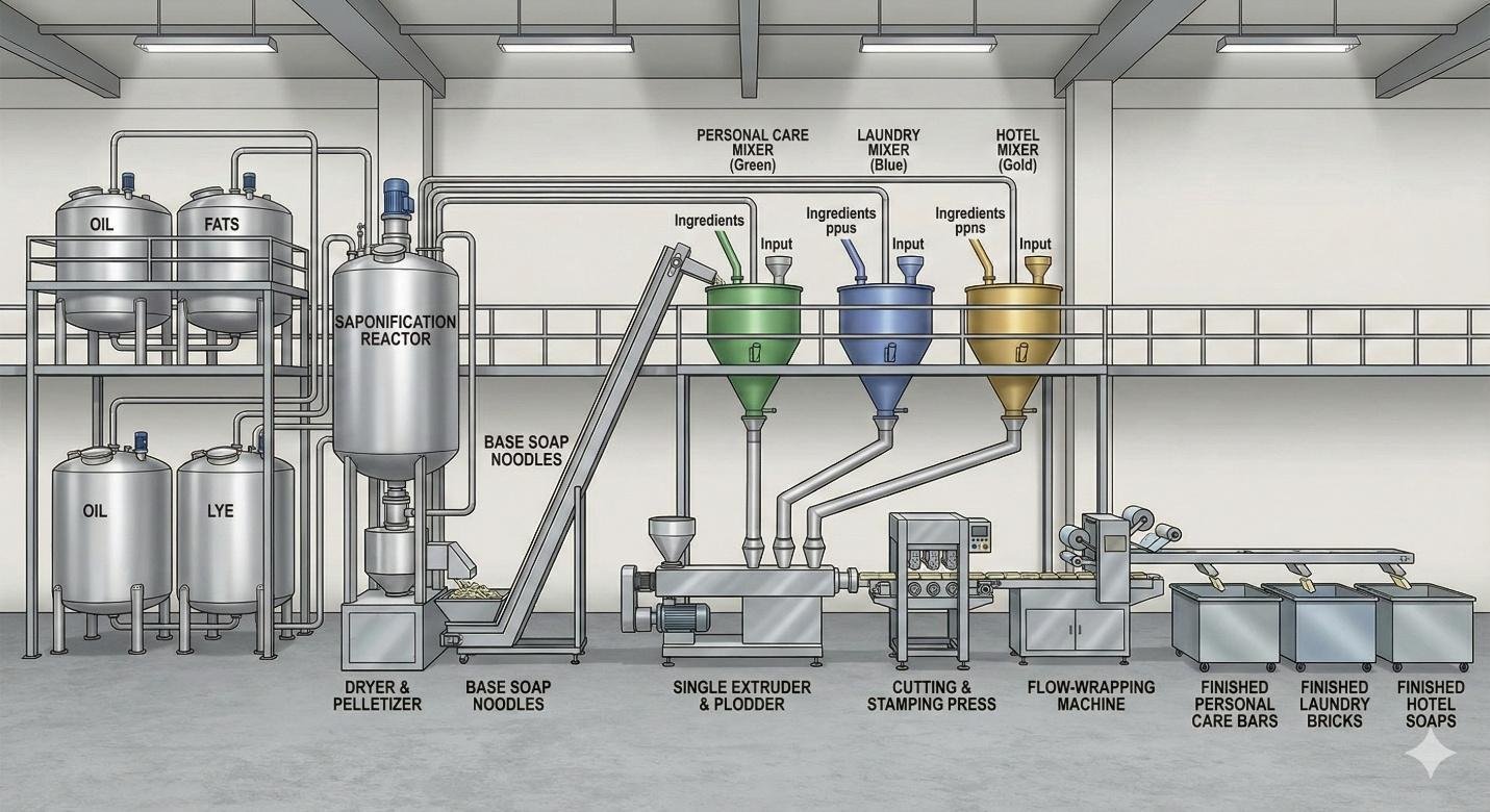 Soap Production Line industrial reference