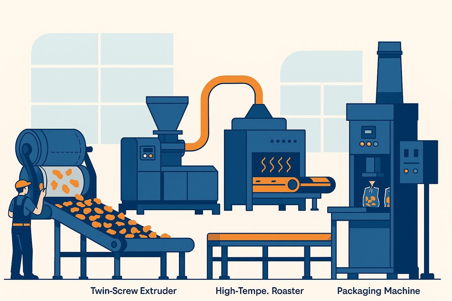 Cereal Production Line industrial reference