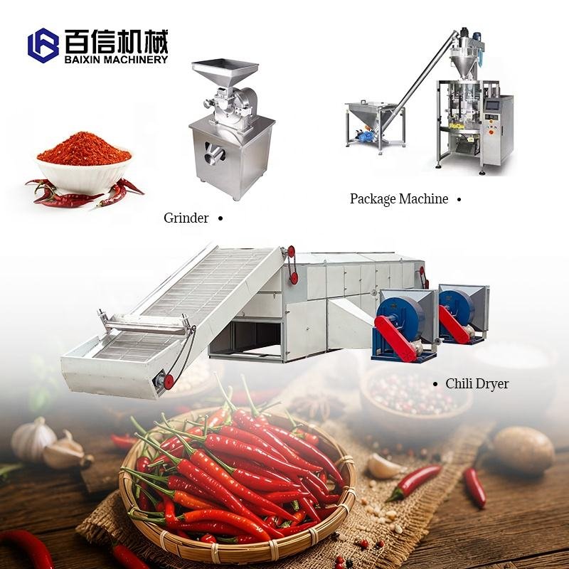 Chili Drying, Grinding & Packing Line industrial reference