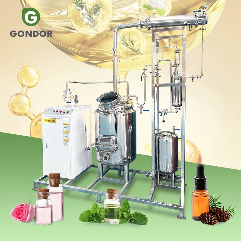 Essential Oil Steam Distillation Line industrial reference