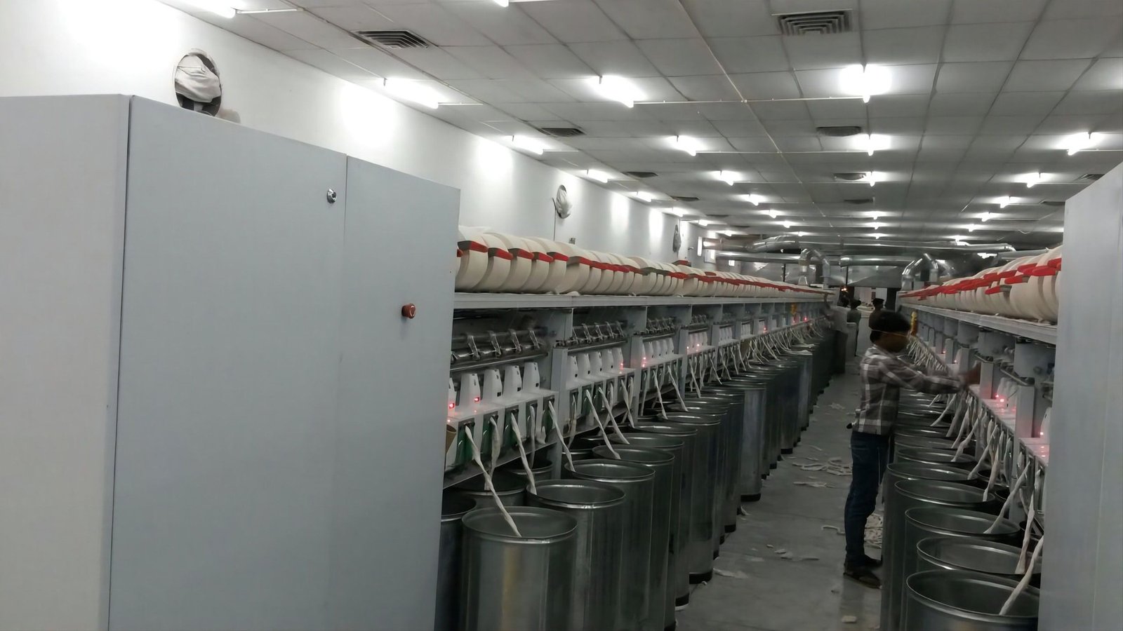 Open-End Recycled-Cotton Yarn Line industrial reference