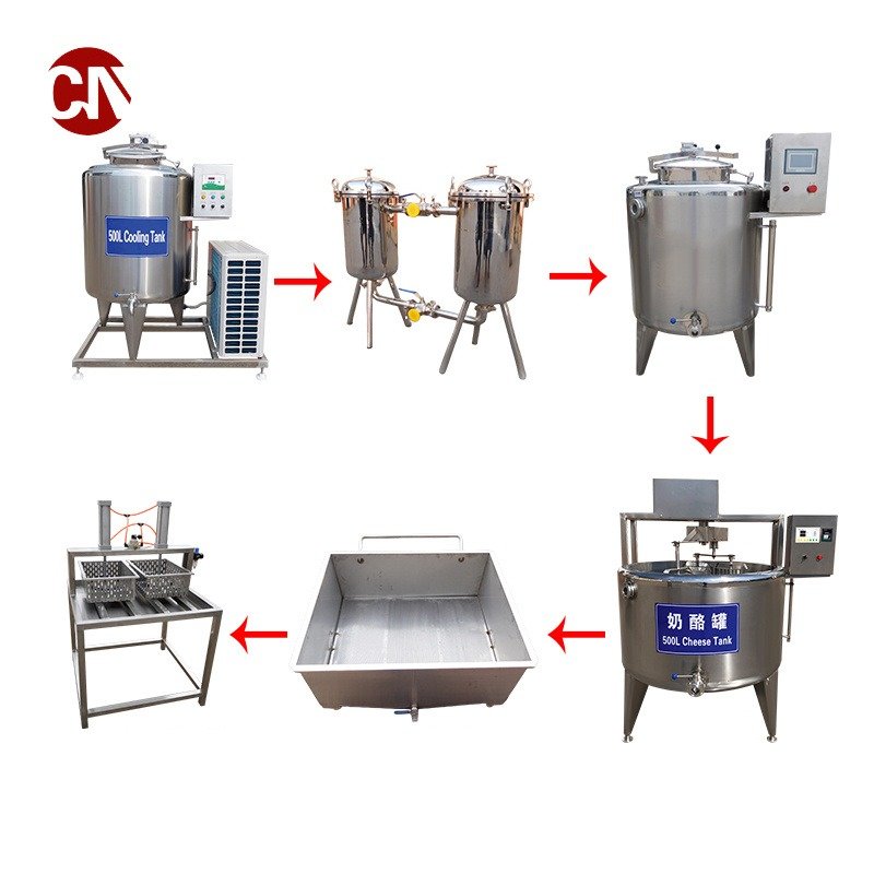 White & Local Cheese Production Line industrial reference