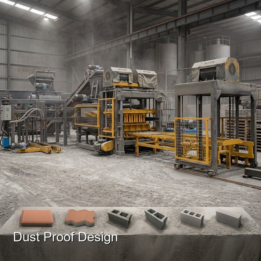 Concrete Block Molding Station industrial reference